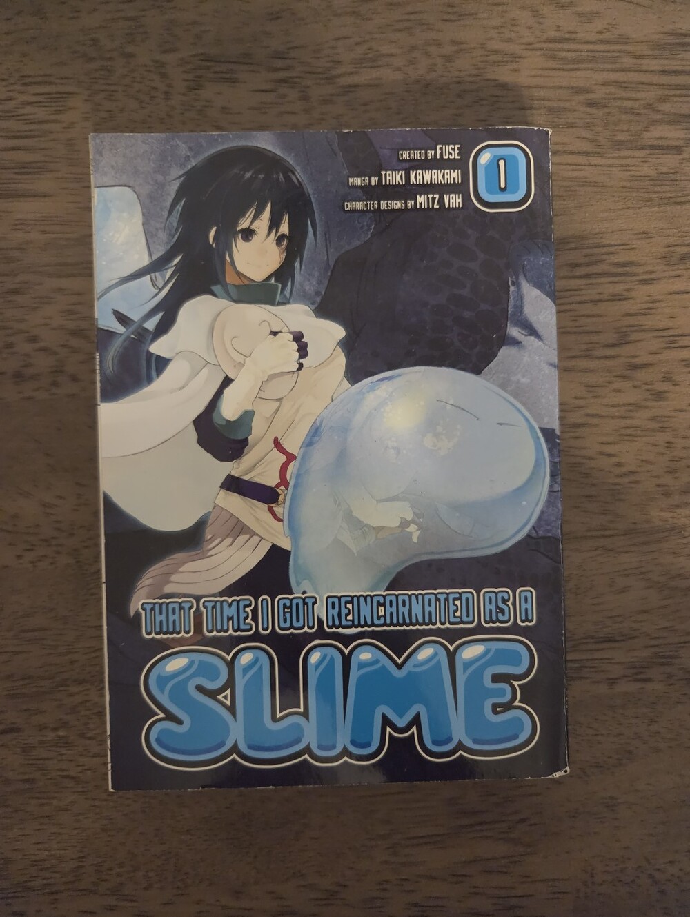 That Time I Got Reincarnated as a Slime Volume 1 - Blue Cover